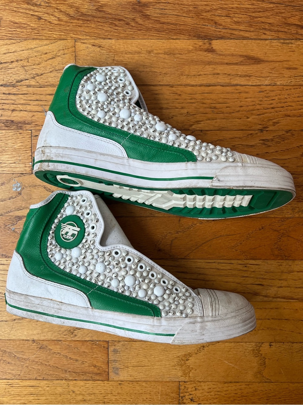 Custom-studded PF Flyers sneakers